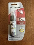 Rust-oleum Fast Fix 2-IN-1 Paint + Primer Universal Dark Silver Marker New. Price: $9.99.