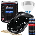 Productionshop High Gloss Super Jet Black Acrylic Enamel Gallon Kit, Auto Paint New. Price: $99.99.