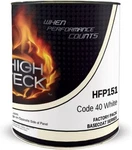 High Teck Products HFP151-4 Series National Rule Urethane Basecoat, Qt, Wh New. Price: $31.75.