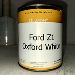 Pint Basf Rm Diamont Code Z1 Oxford White Basecoat Paint 28025 Used. Price: $60.00.
