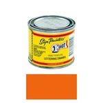 1/4 Pint Shot 124L Orange Paint Lettering Enamel Pinstriping One New. Price: $27.99.