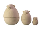 Bisque L*373AEWQ 19-2356-2357 Ceramic Ready To Paint Nesting Cow Dolls New. Price: $15.99.